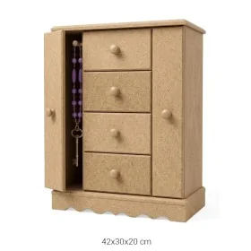 KU316 Takı Kutusu Ahşap Boyanabilir Obje